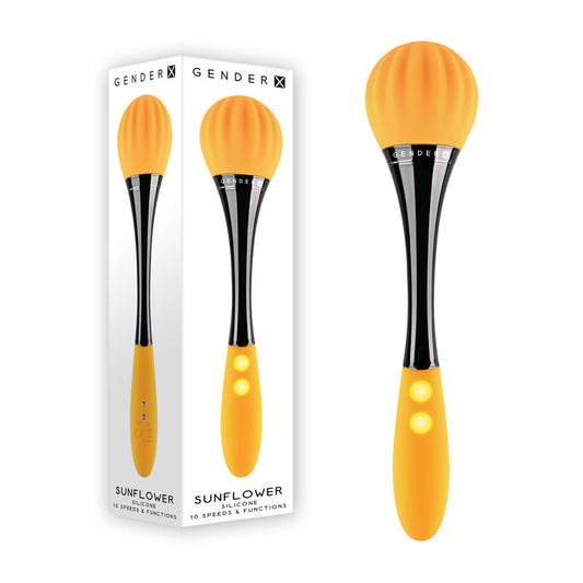 Gender X SUNFLOWER -  20 cm USB Rechargeable Massage Wand
