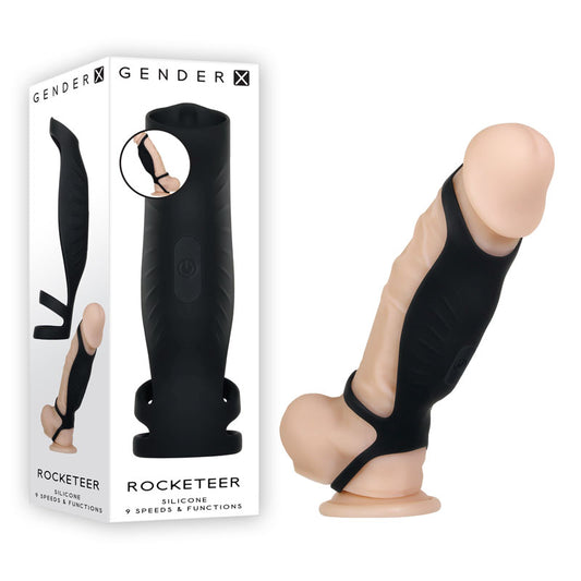 Gender X ROCKETEER -  USB Rechargeable Vibrating Penis Sleeve