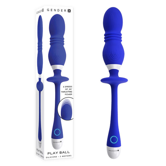 Gender X PLAY BALL -  25 cm USB Rechargeable Thrusting & Vibrating Orbs