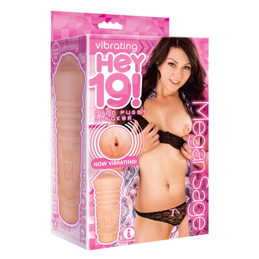 Hey 19! Megan Sage -  Teen Vibrating Vagina Masturbator