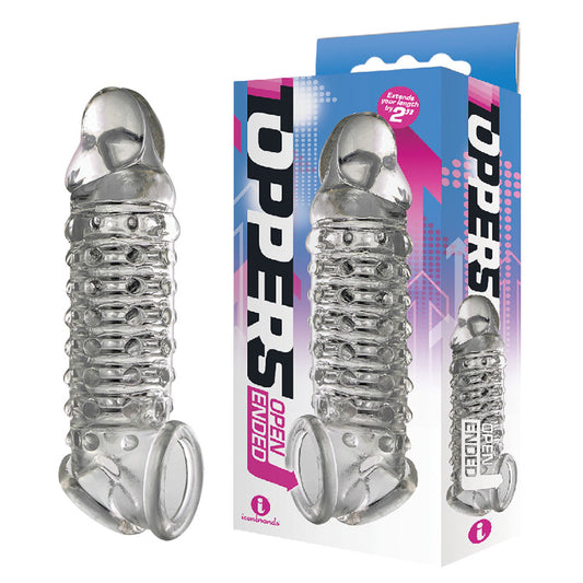 The 9's Toppers Open Ended -  Penis Extension Sleeve