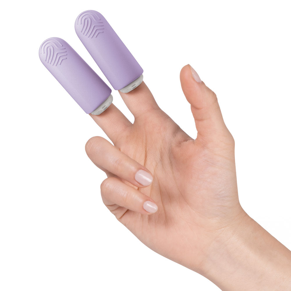 JimmyJane Hello Touch Pro -  Vibrating Finger Stimulators with Charging Pod
