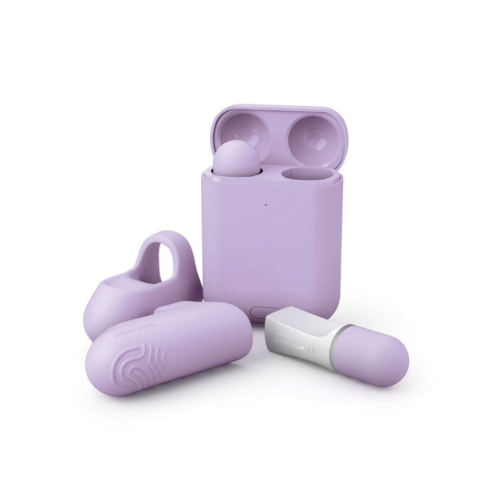 JimmyJane Hello Touch Pro -  Vibrating Finger Stimulators with Charging Pod
