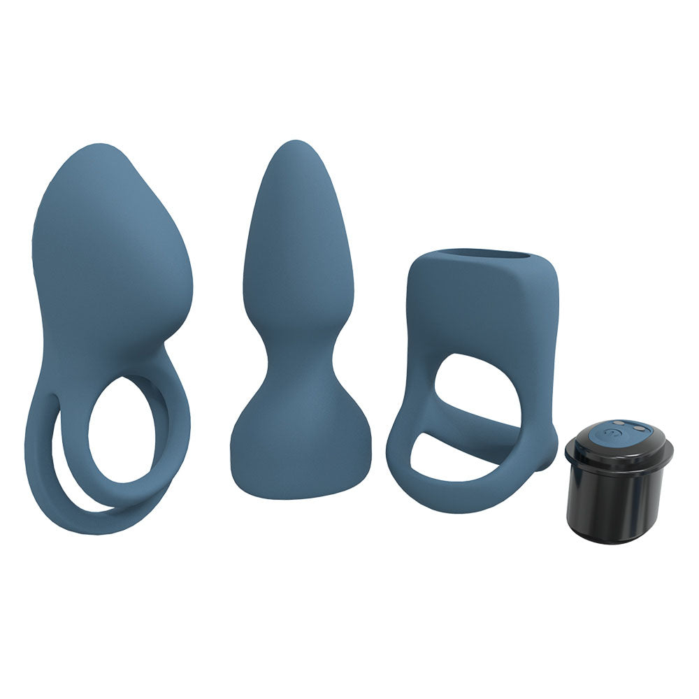 LOVELINE Pleasure Kit -  -  USB Rechargeable Male Kit - 3 Piece Set