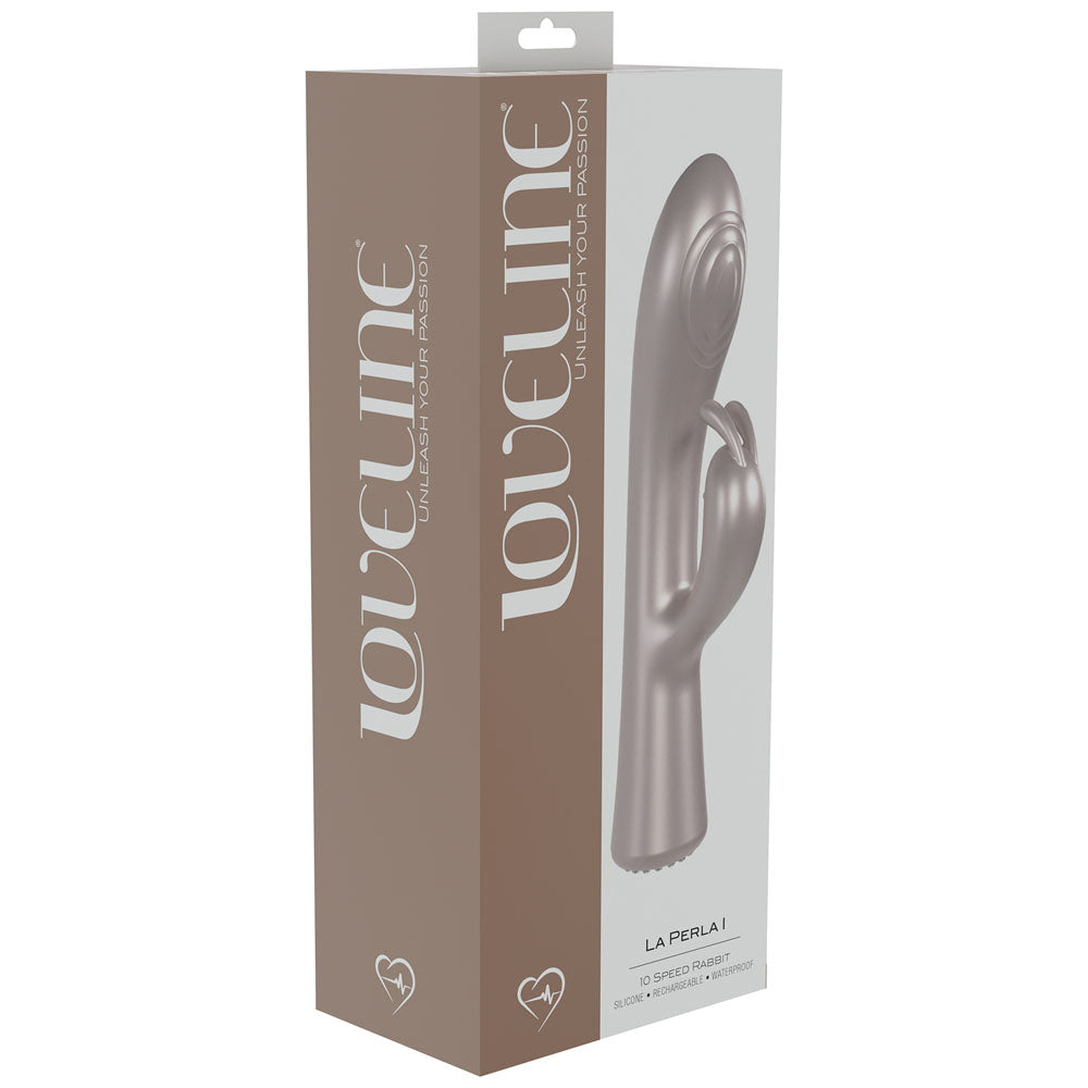 LOVELINE La Perla I -  - Pearlescent  19.2 cm USB Rechargeable Rabbit Vibrator