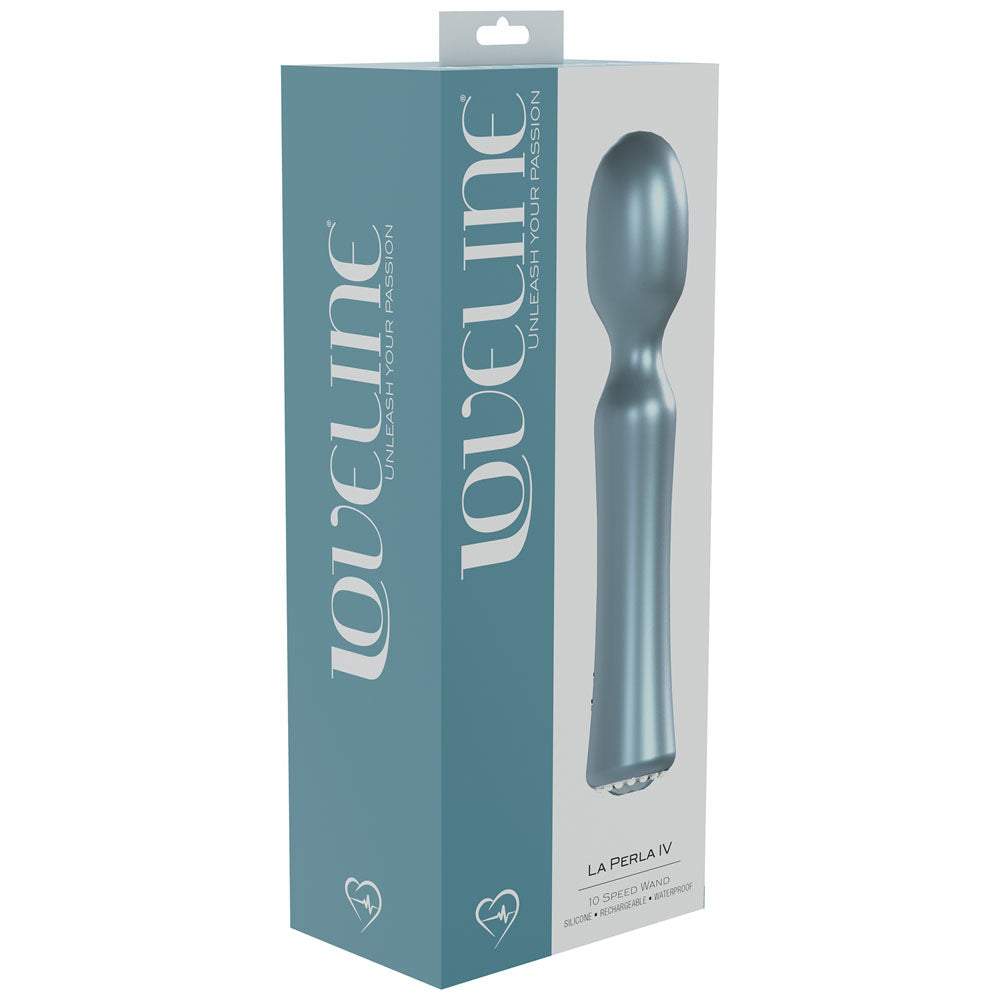 LOVELINE La Perla IV -  - Pearlescent  19.2 cm USB Rechargeable Massage Wand