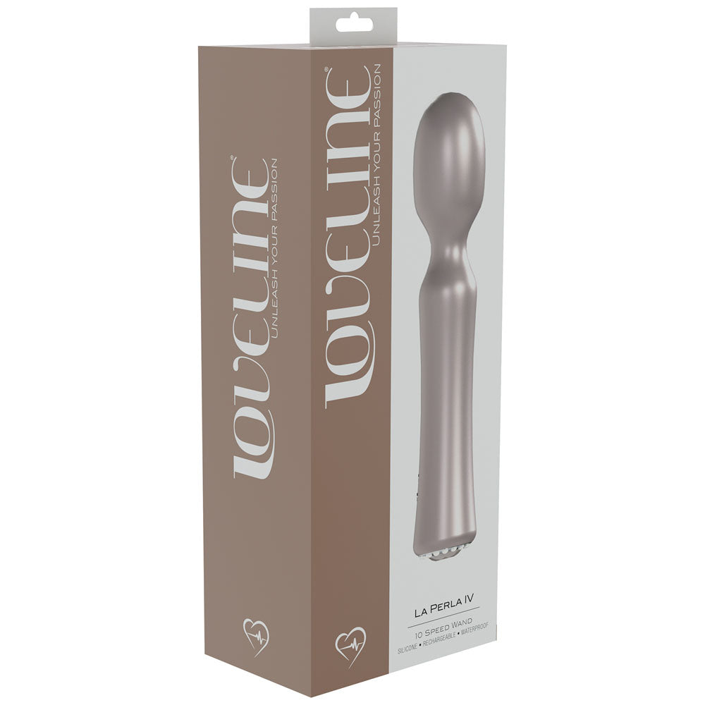 LOVELINE La Perla IV -  - Pearlescent  19.2 cm USB Rechargeable Massage Wand