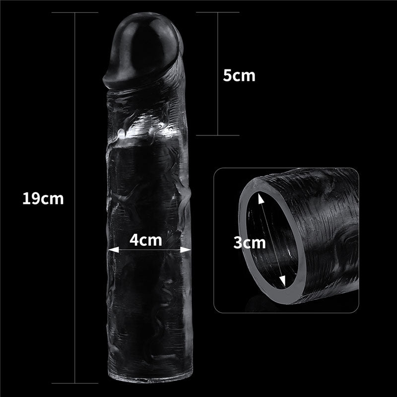 Flawless  Penis Sleeve 2'' -  5 cm Penis Extender Sleeve