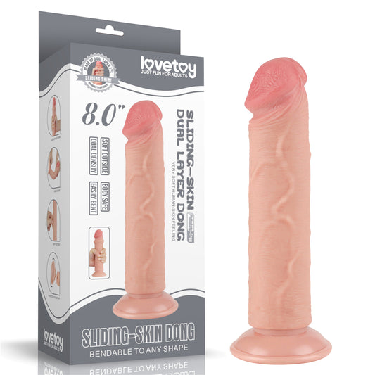 Sliding Skin Dual Layer Dong 20 cm (8'')
