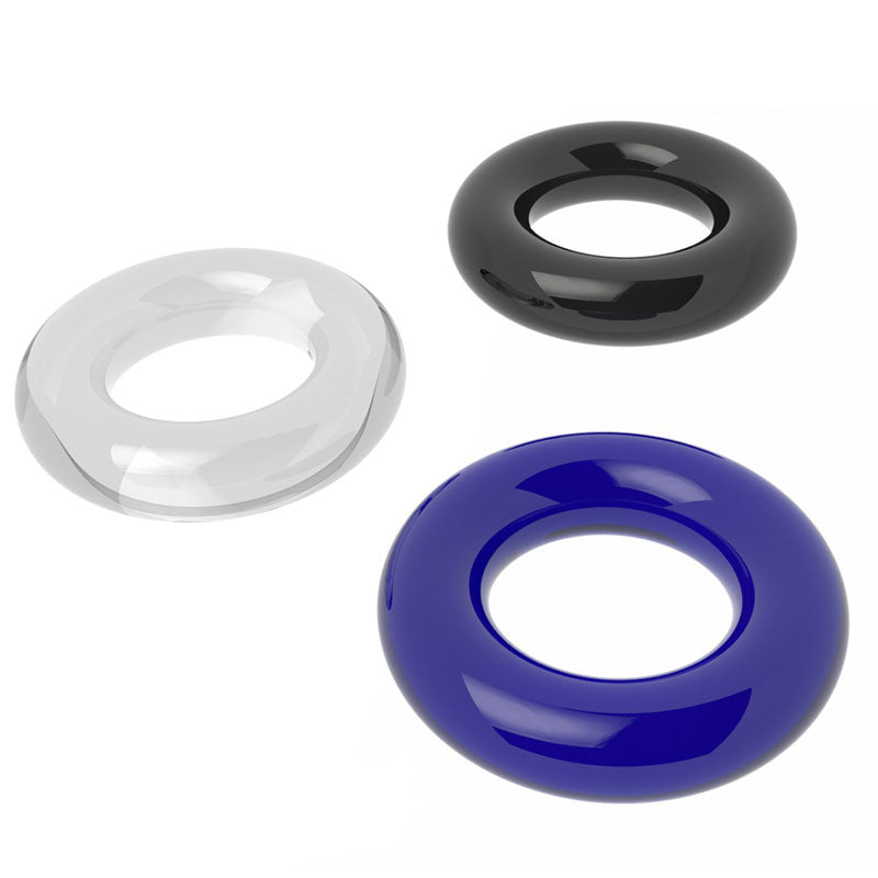 Power Plus Triple Donut Ring Set -  Cock Rings - Set of 3