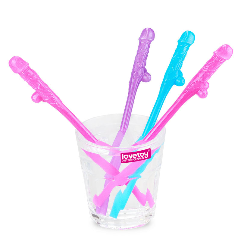 Jokes & Parties Original Willy Straws -  Dicky Straws - Set of 9