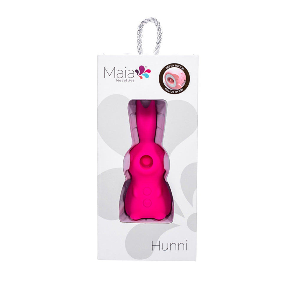 Maia HUNNI -  USB Rechargeable Sucking, Licking & Vibrating Stimulator