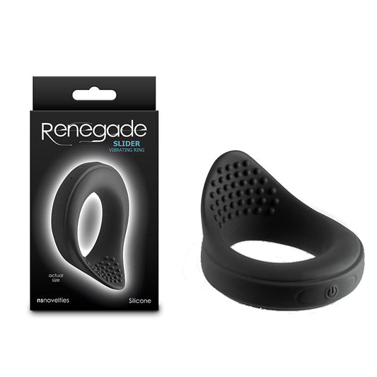 Renegade Slider -  -  USB Rechargeable Vibrating Cock Ring
