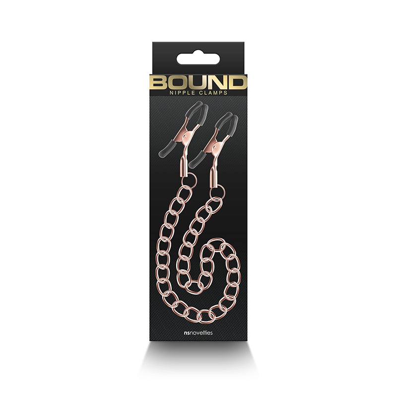 Bound Nipple Clamps - DC2 -  -  Nipple Clamps with Chain