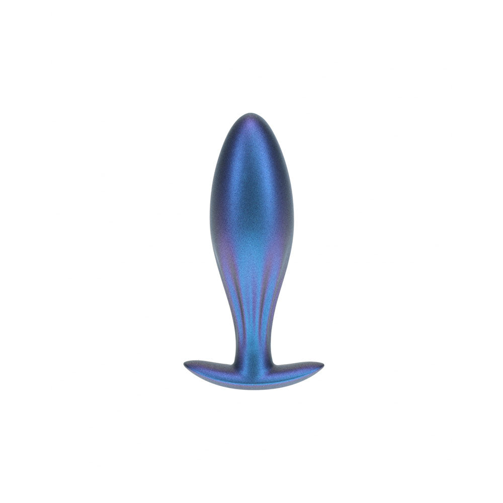 OUCH! Oval Anal Plug - Metallic  - Metallic  11.7 cm Butt Plug