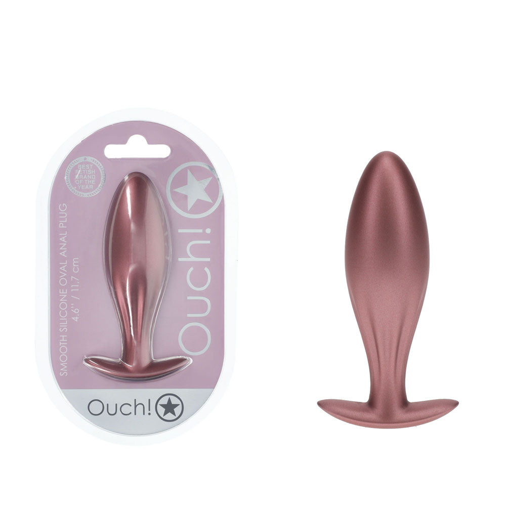 OUCH! Oval Anal Plug -  -  11.7 cm Butt Plug