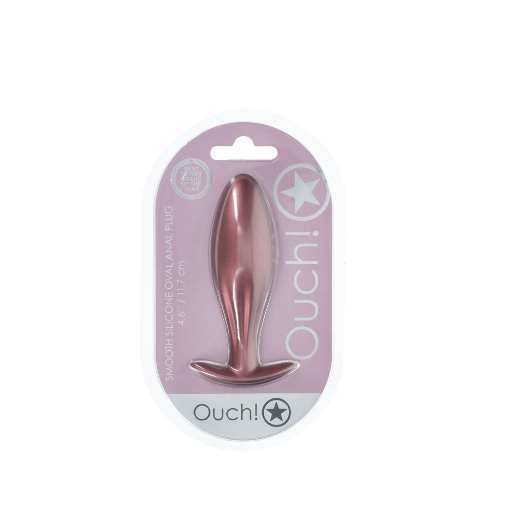 OUCH! Oval Anal Plug -  -  11.7 cm Butt Plug