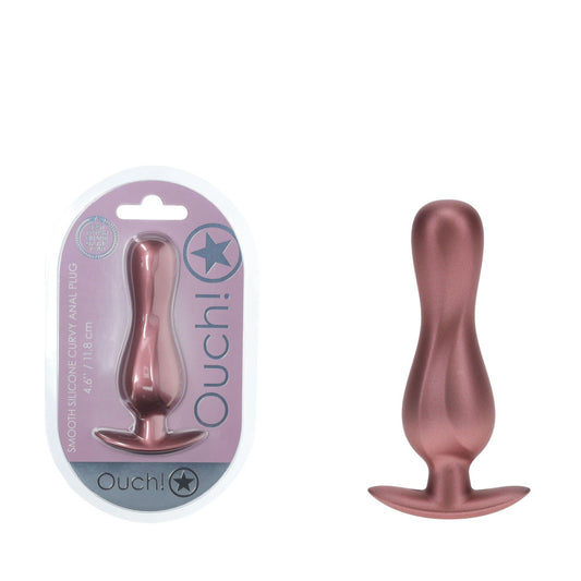 OUCH! Curvy Anal Plug -  -  11.7 cm Butt Plug