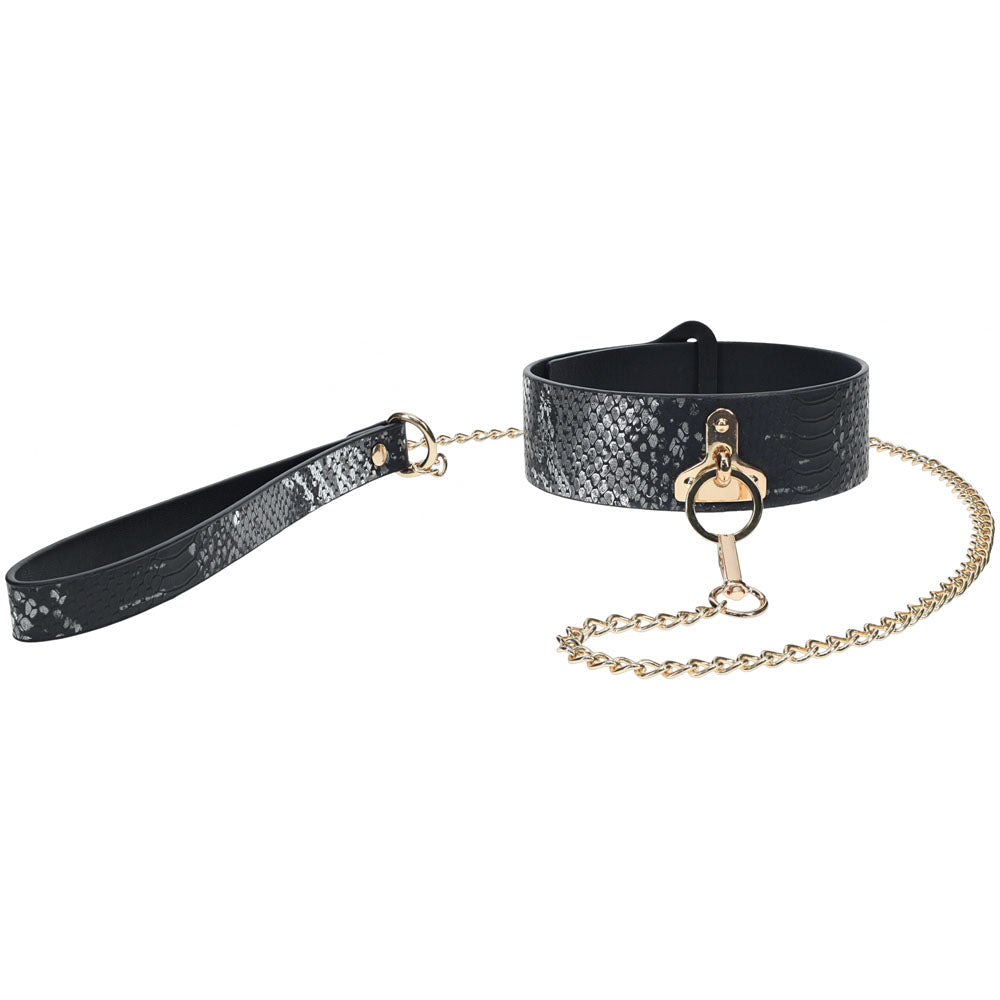 OUCH! Florence Collection - Collar with Leash -  Restraint