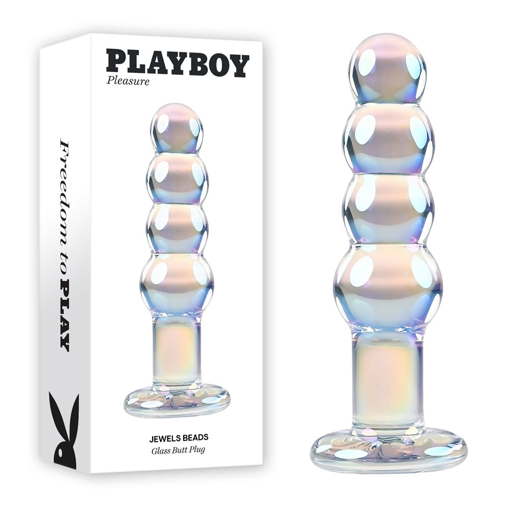 Playboy Pleasure JEWELS BEADS -  Glass 12 cm Anal Beads