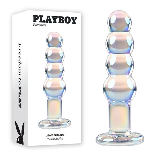 Playboy Pleasure JEWELS BEADS -  Glass 12 cm Anal Beads