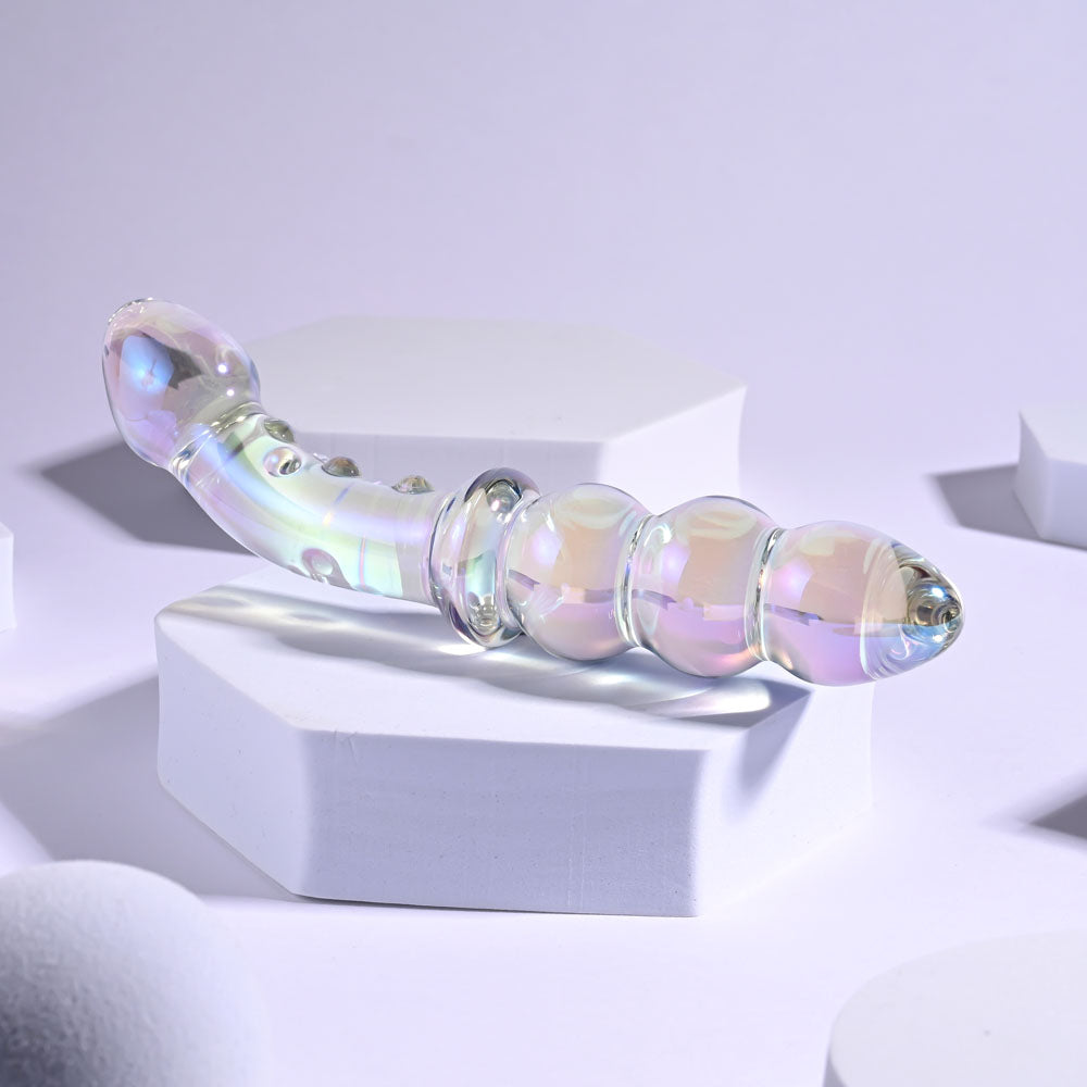 Playboy Pleasure JEWELS DOUBLE -  Glass 17.1 cm Double Ended Dildo