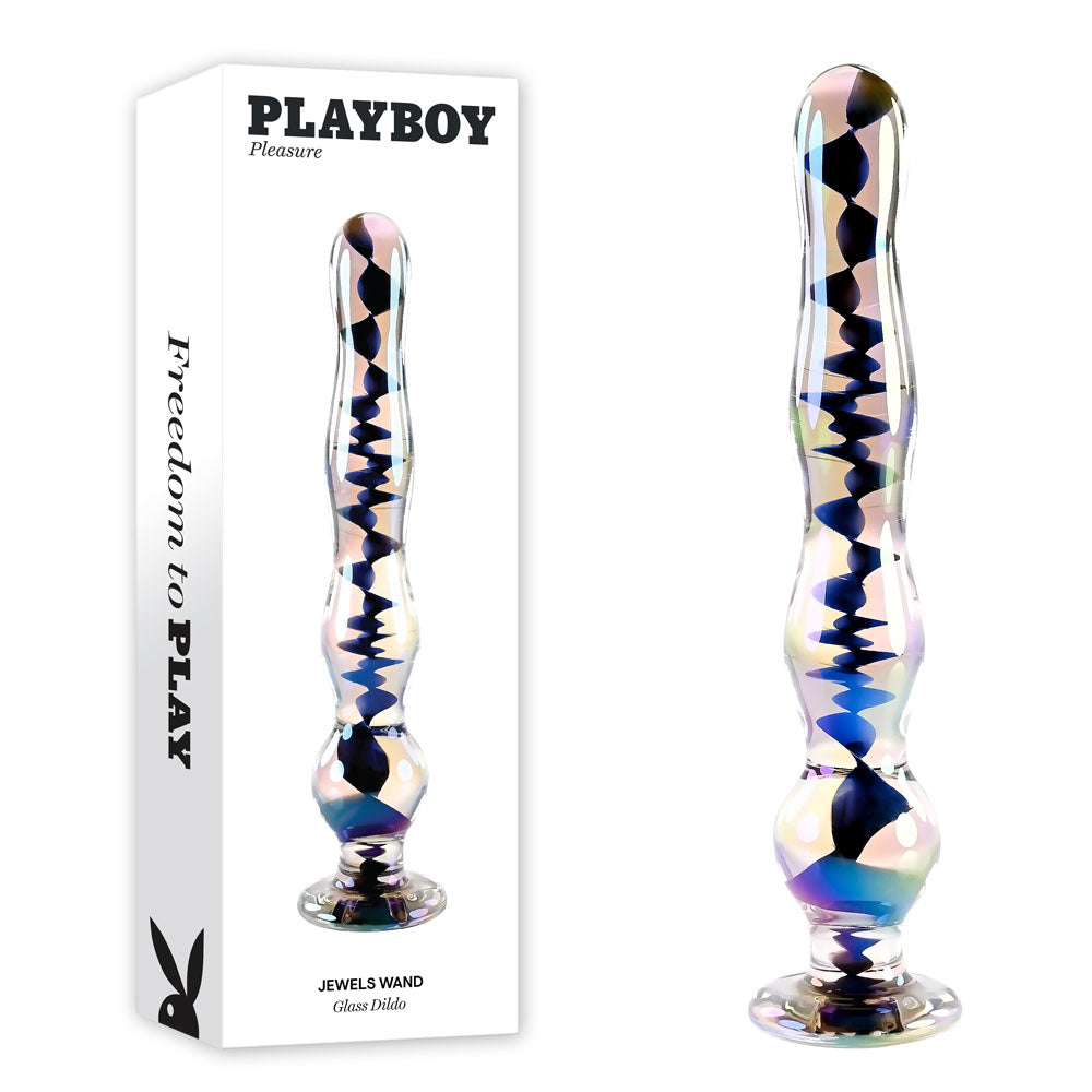 Playboy Pleasure JEWELS WAND -  Glass 20.3 cm Dildo