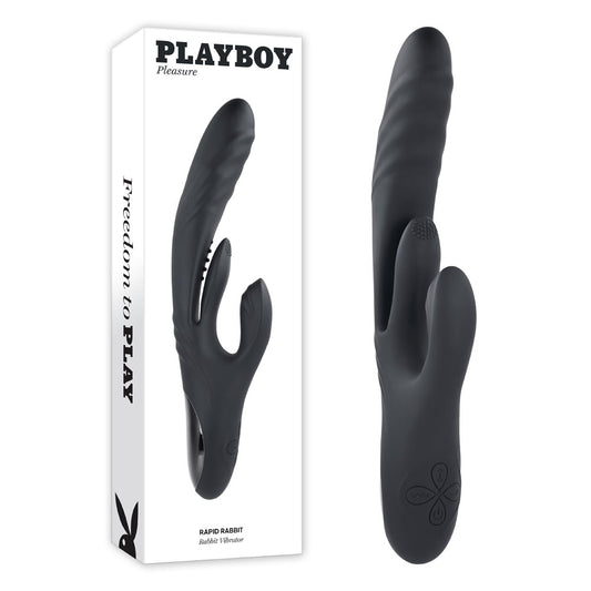 Playboy Pleasure RAPID RABBIT -  26.4 cm USB Rechargeable Rabbit Vibrator