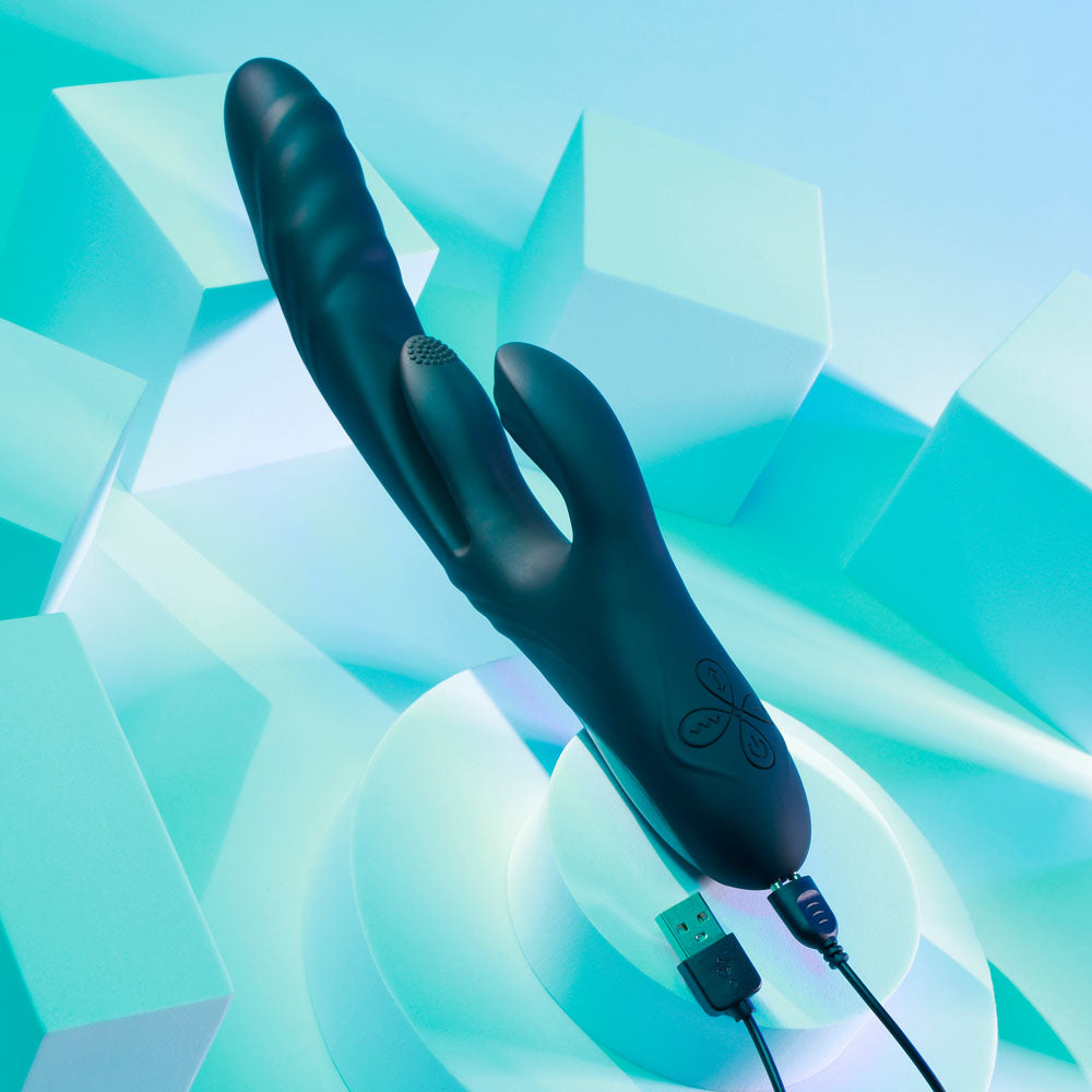 Playboy Pleasure RAPID RABBIT -  26.4 cm USB Rechargeable Rabbit Vibrator