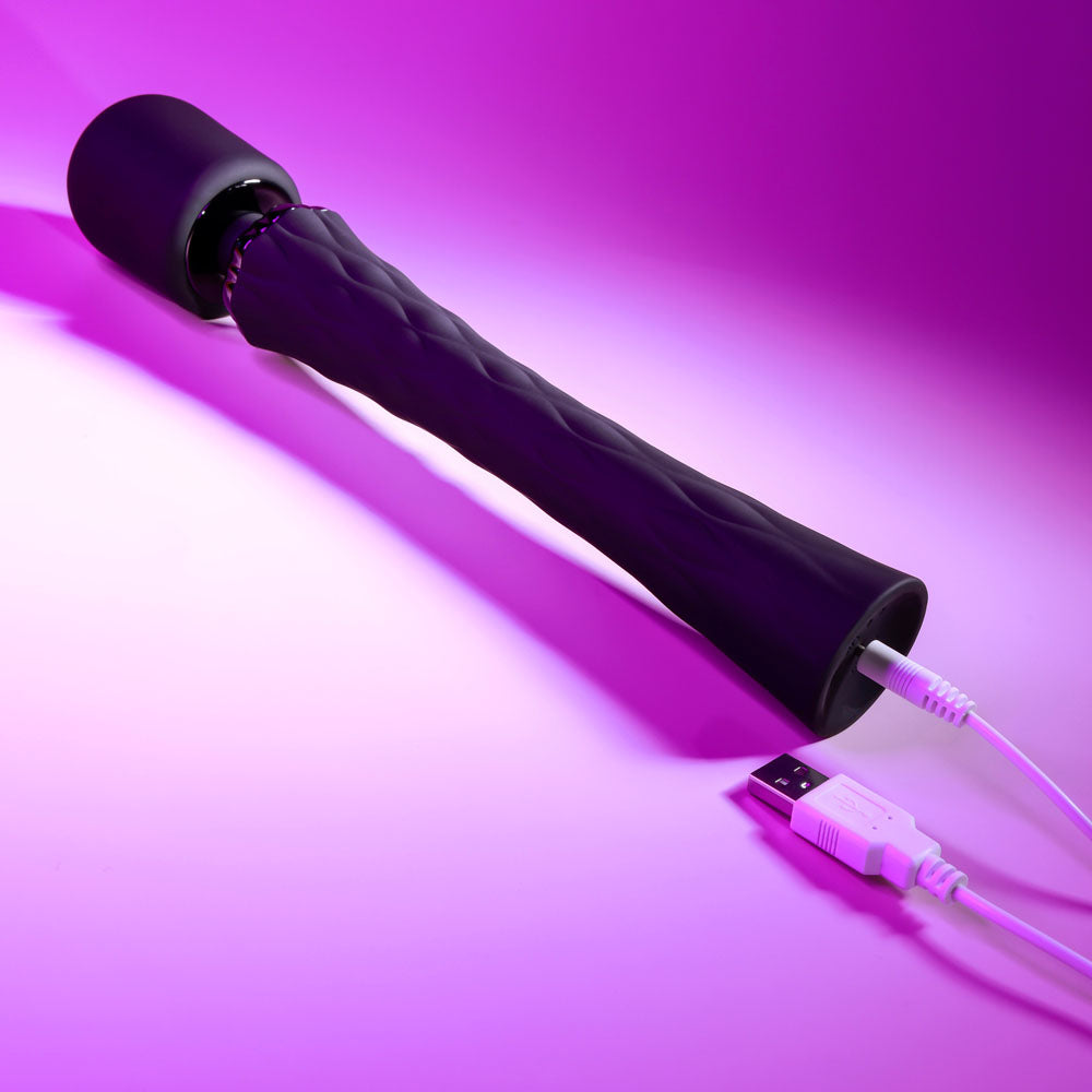 Playboy Pleasure ROYAL -  29.2 cm USB Rechargeable Massage Wand