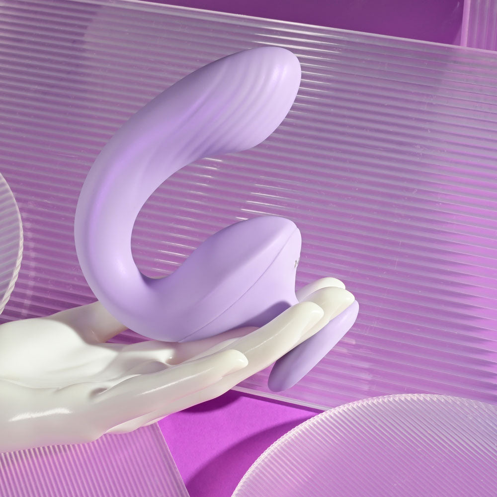 Playboy Pleasure REV ME UP -  USB Rechargeable Dual Motor Curved Vibrator