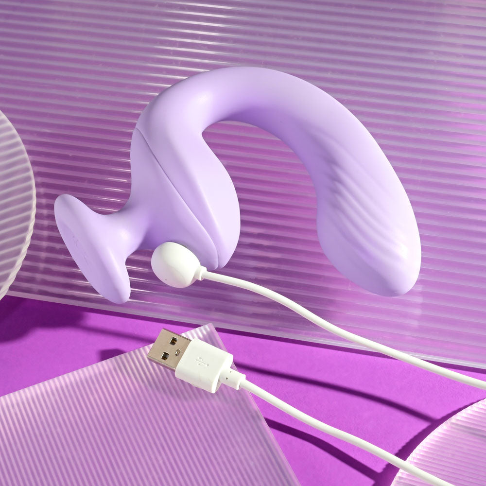 Playboy Pleasure REV ME UP -  USB Rechargeable Dual Motor Curved Vibrator