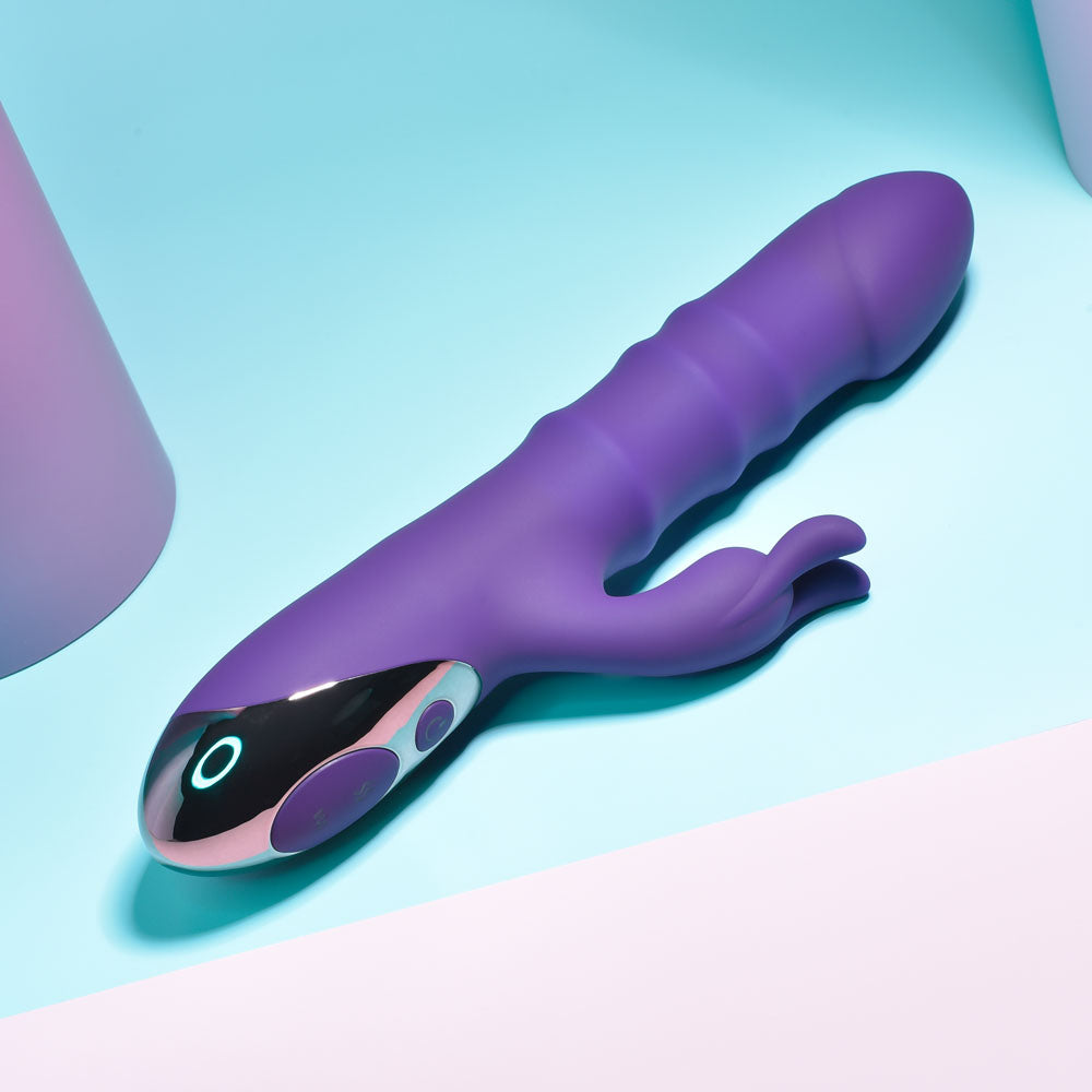 Playboy Pleasure HOP TO IT -  23.5 cm USB Rechargeable Rabbit Vibrator