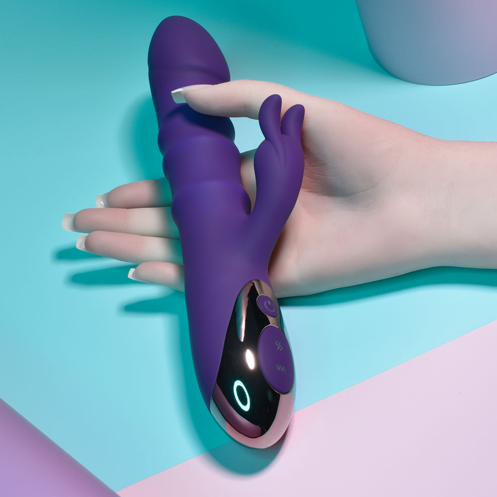 Playboy Pleasure HOP TO IT -  23.5 cm USB Rechargeable Rabbit Vibrator
