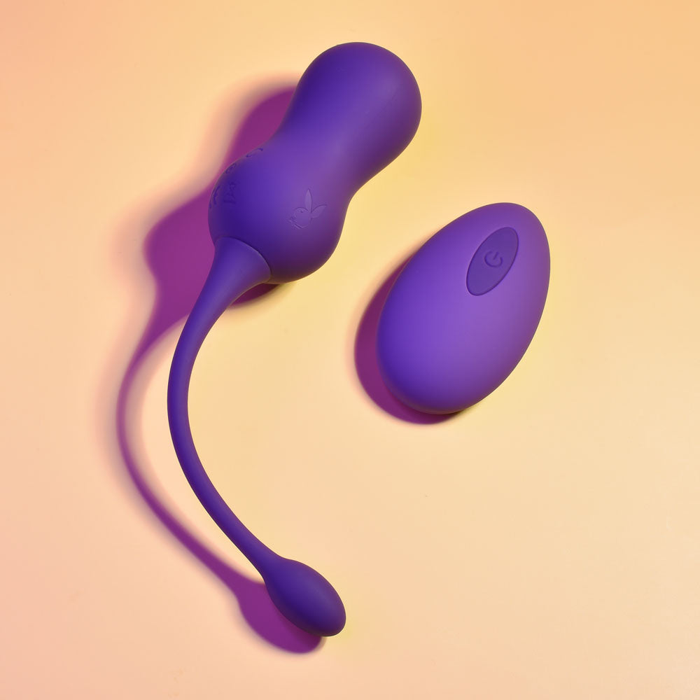 Playboy Pleasure DOUBLE TIME -  USB Rechargeable Vibrating Kegel Balls