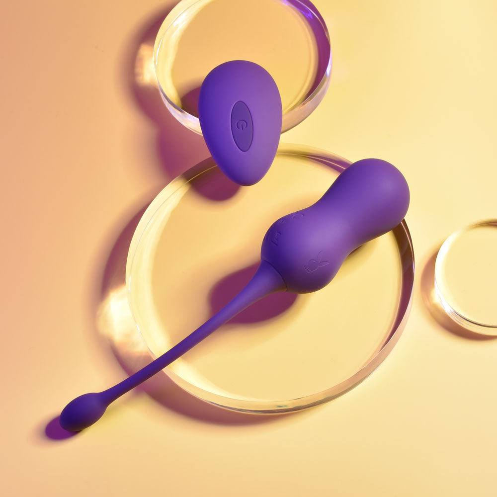 Playboy Pleasure DOUBLE TIME -  USB Rechargeable Vibrating Kegel Balls