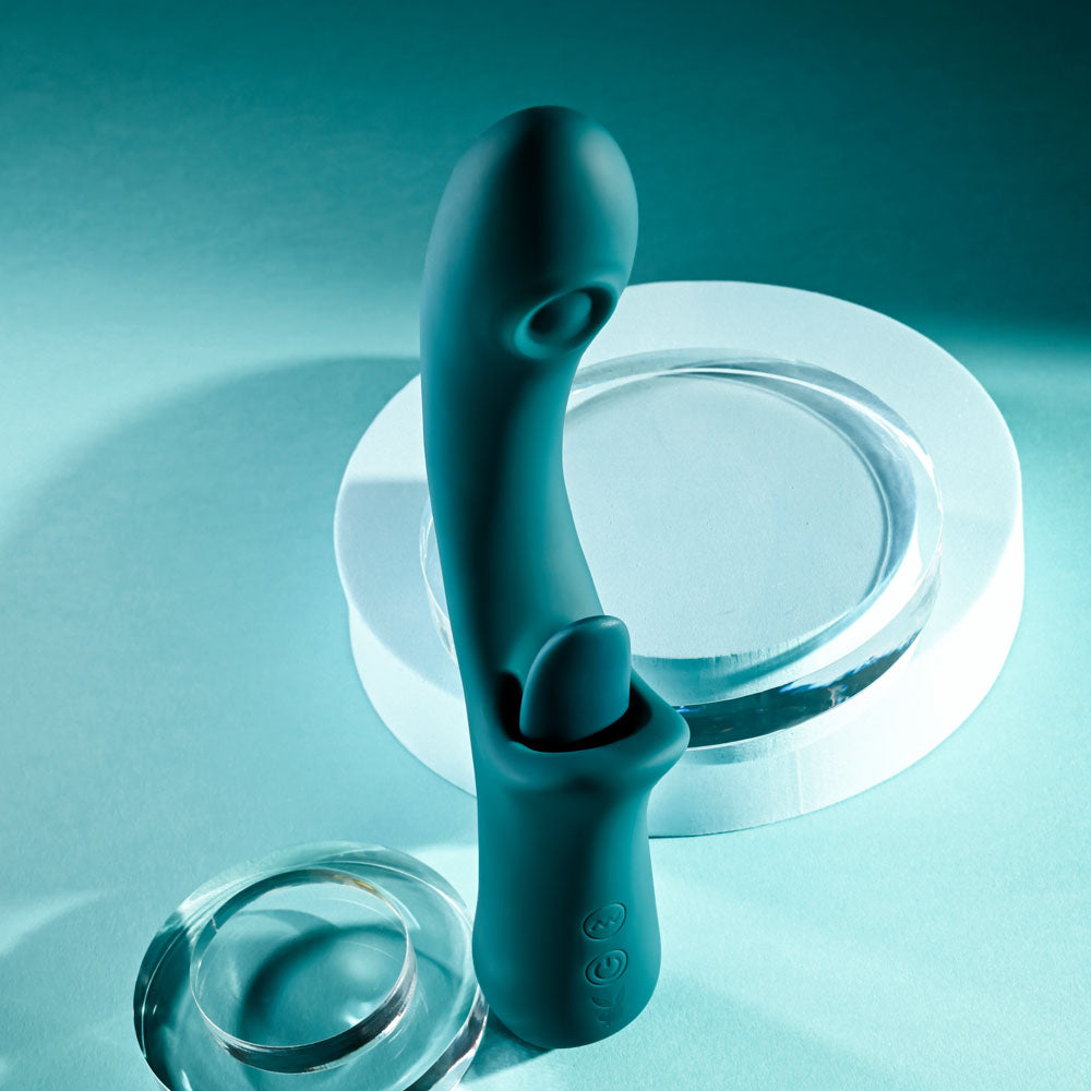 Playboy Pleasure HARMONY -  22.9 cm USB Rechargeable Vibrator with Clitoral Flicker