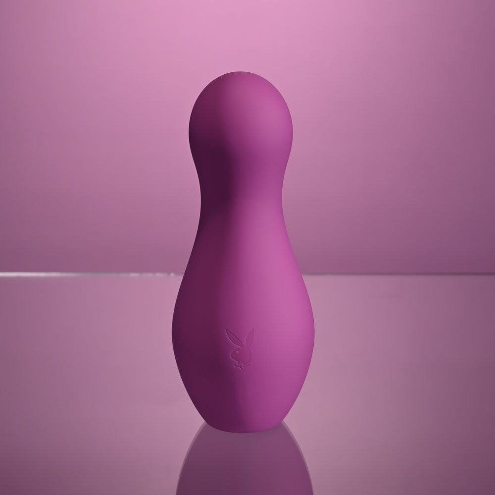 Playboy Pleasure THE JET SET - TAPPING -  10.2 cm Tapping Stimulator with Charging Case