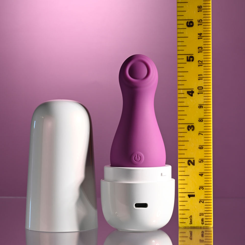 Playboy Pleasure THE JET SET - TAPPING -  10.2 cm Tapping Stimulator with Charging Case