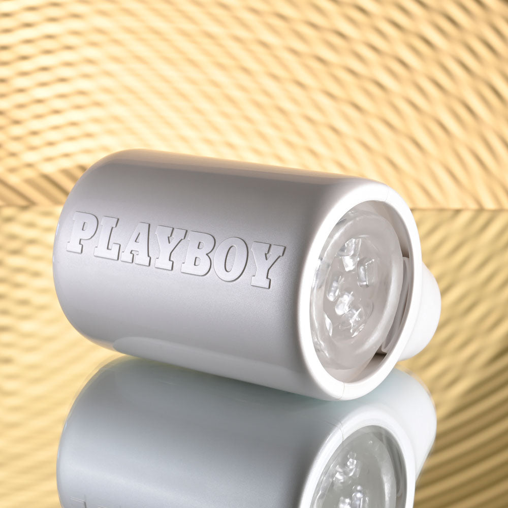 Playboy Pleasure SPIN DOCTOR -  USB Rechargeable Vibrating & Spinning Stroker
