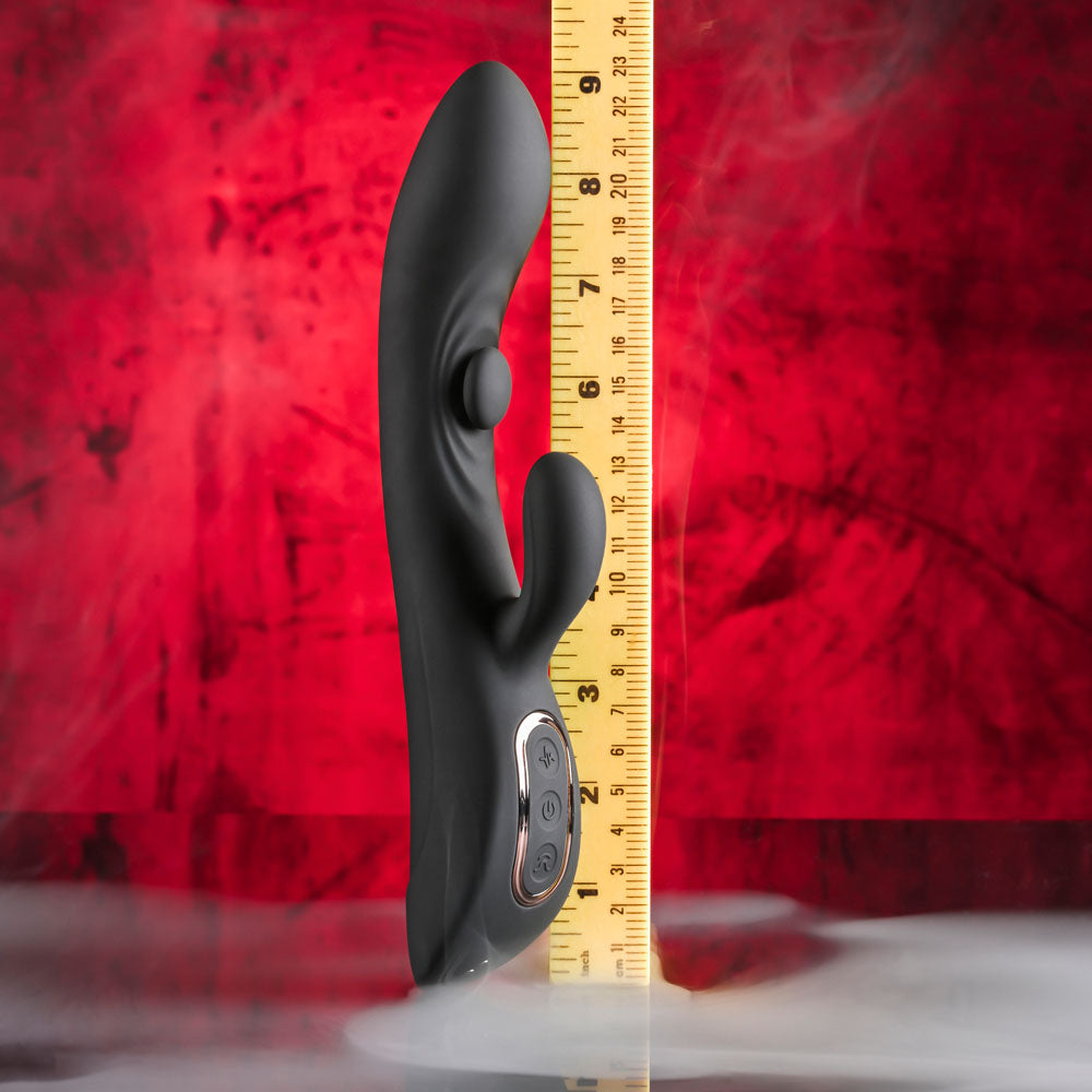 Playboy Pleasure THATS THE SPOT -  23.3 cm USB Rechargeable Rabbit Vibrator with G-Spot Tapper