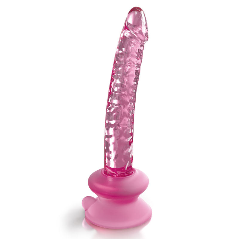 Icicles #86 -  17 cm Glass Dong with Suction Base