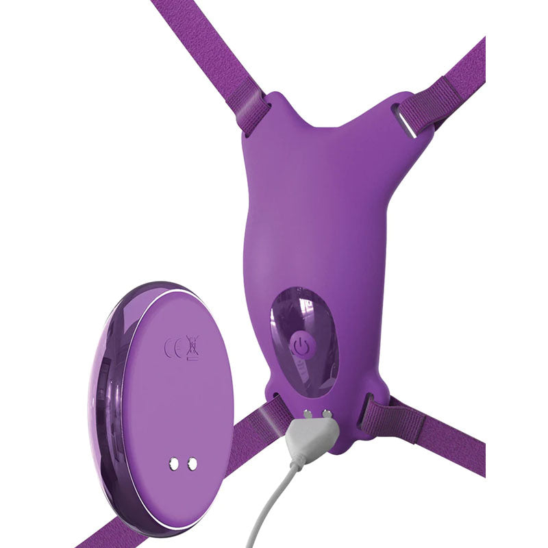 Fantasy For Her Ultimate Butterfly Strap-On -  USB Rechargeable Strap-On Stimulator