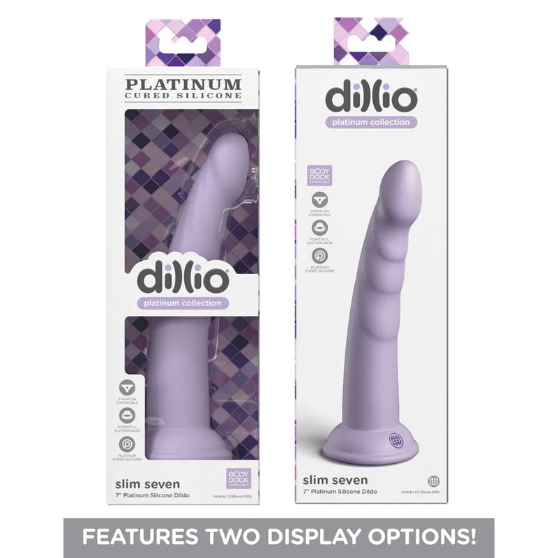 Dillio Platinum Slim Seven -  -  17.8 cm (7'') Dong
