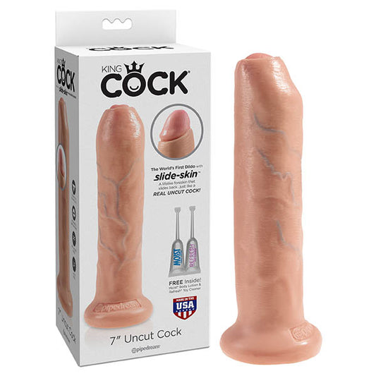 King Cock 7'' Uncut -  17.8 cm Dong