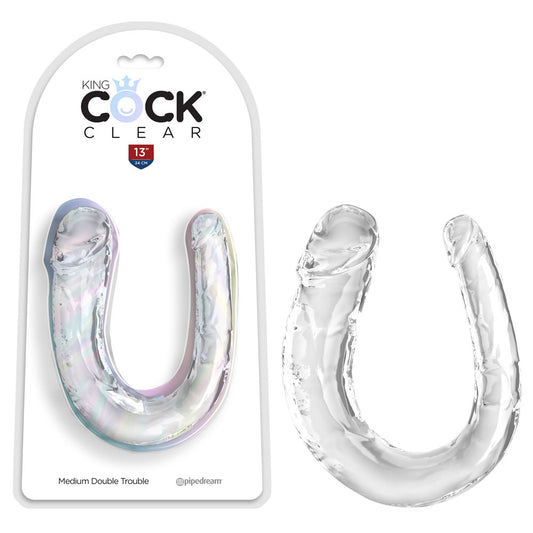 King Cock  Medium Double Trouble -  Medium Double Penetration Dong