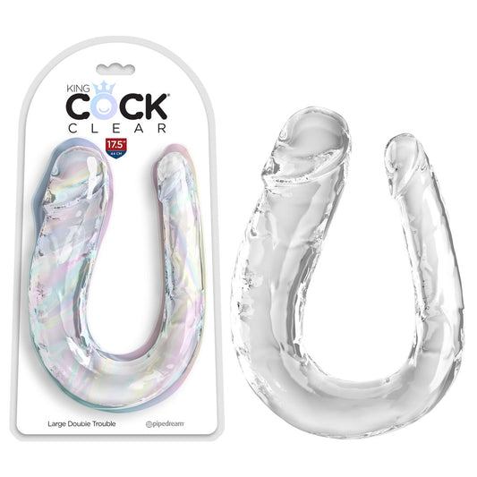 King Cock  Large Double Trouble -  Large Double Penetration Dong