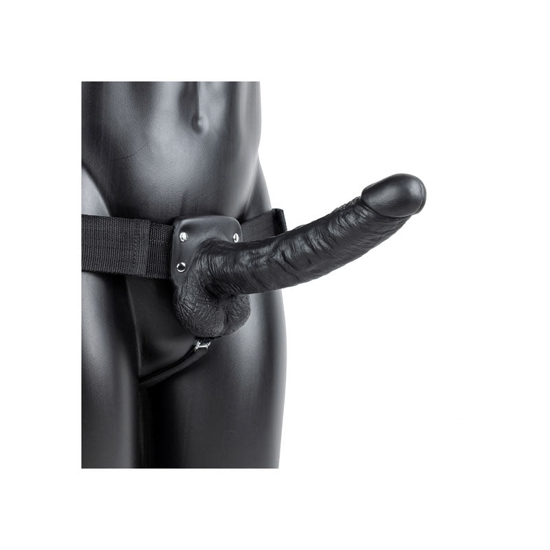 REALROCK Hollow Strapon with Balls - 23 cm  -  23 cm Hollow Strap-On
