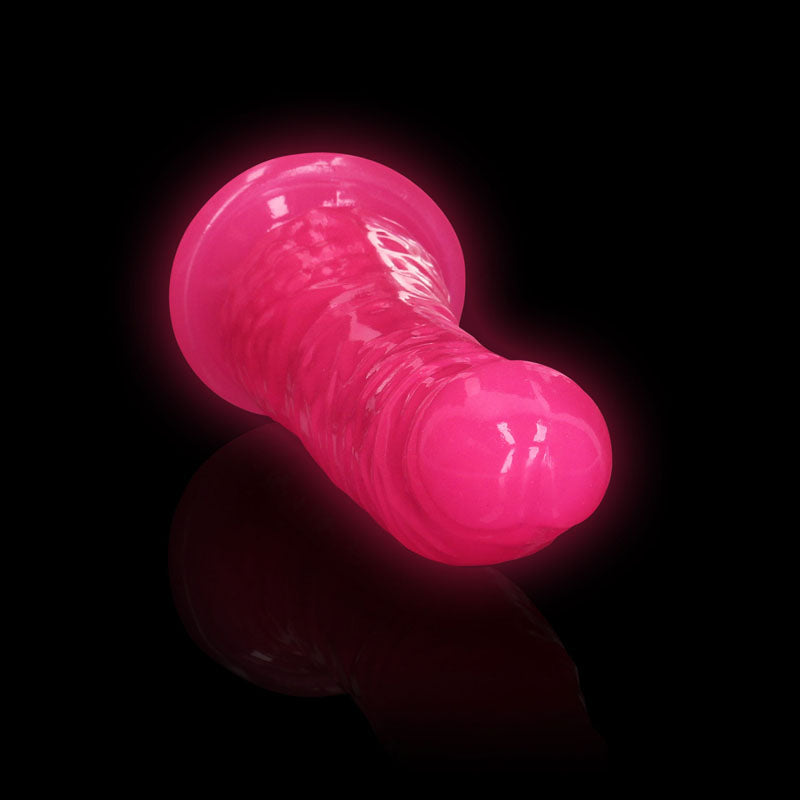 REALROCK 15.5 cm Slim Glow in the Dark Neon -  - Glow in Dark  15.5 cm (6'') Dong