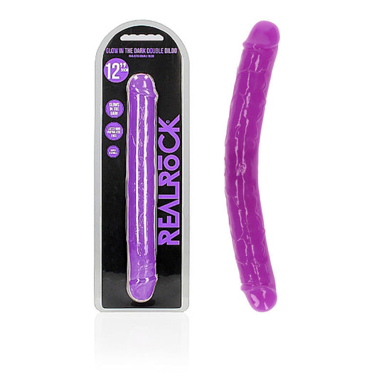 REALROCK 30 cm Double Dong Glow -  -  30 cm (12'') Double Dong